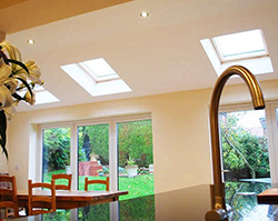 A stunning kitchen built within a large extension.