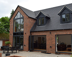 A beautiful single story building extension